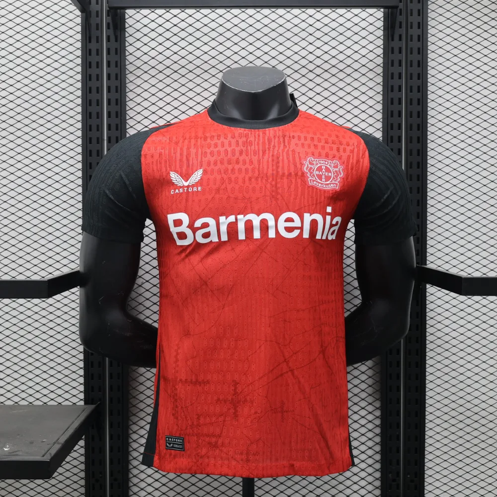 2024/2025 Leverkusen Spielerversion Heim Fußballtrikot  — main view