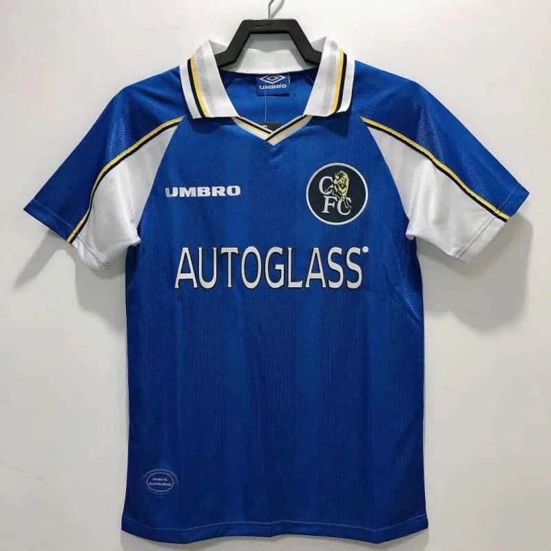Maillot de football domicile rétro Chelsea 1997-1999 lande — main view
