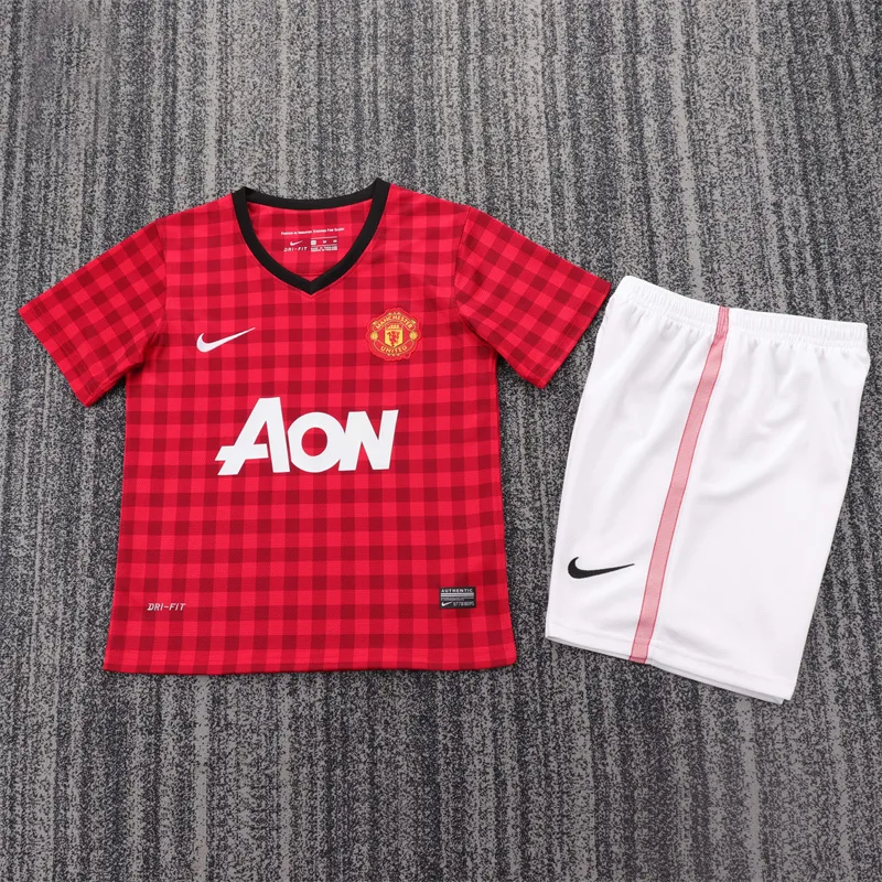 2012/2013 Retro Manchester United Home Football Shirt  Kids Size — main view