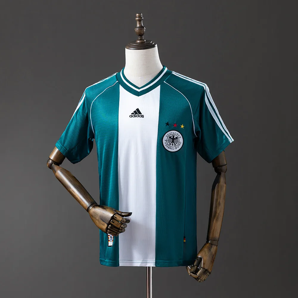 1998 Retro Deutschland Auswärts-Soccer-Trikot Fußballtrikot AAA Fan-Qualität — main view
