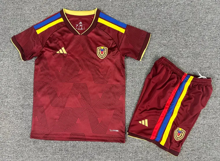 2026 Maillot Domicile Équipe Nationale Venezuela Football  Taille Enfant — main view