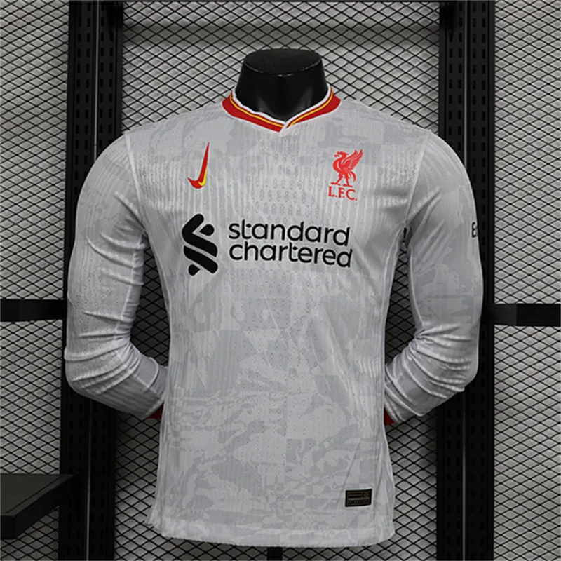 2024/2025 Camiseta de Fútbol Tercera Suplente Manga Larga Versión Jugador Liverpool  — main view