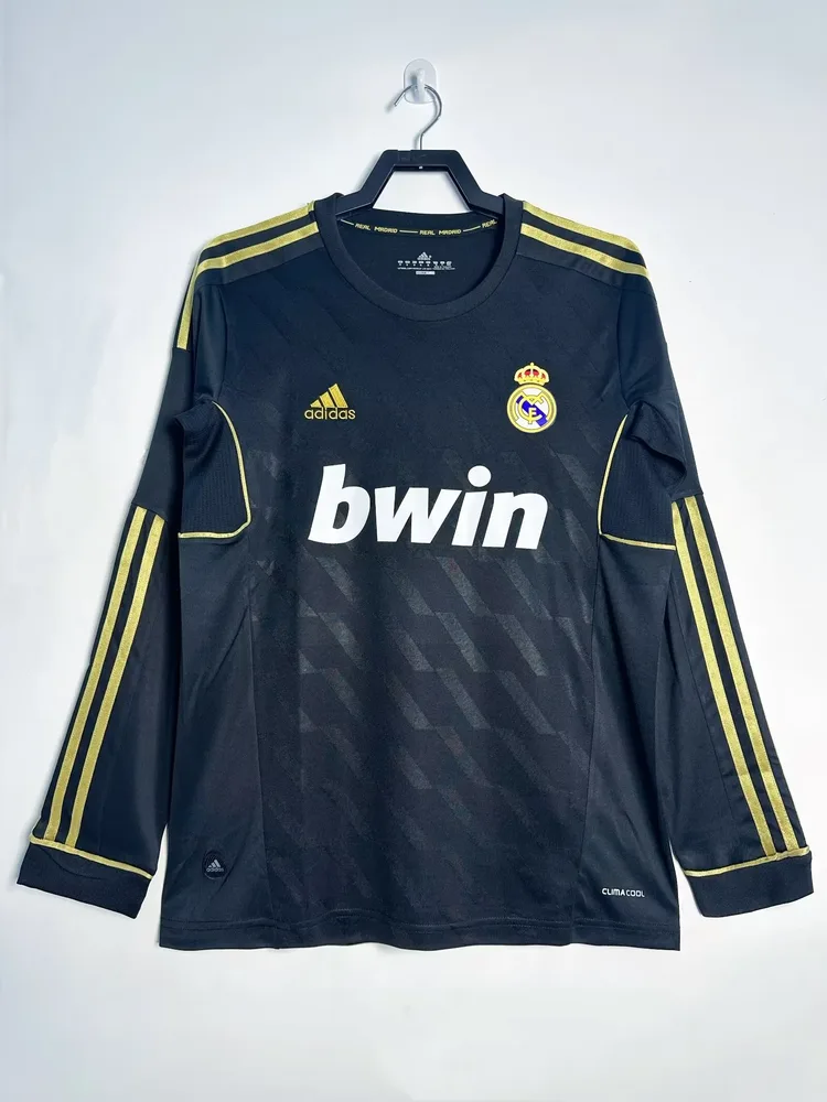 2011/2012 Retro Langarm Real Madrid Auswärts Trikot  — main view