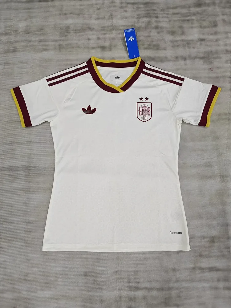 2026 Spain National Team Away Double Star Women Football Jersey   — main view