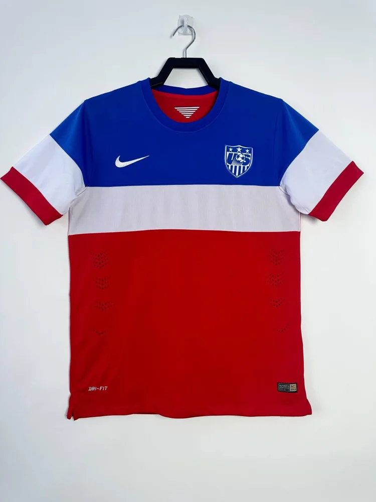 2014 Retro United States Away Soccer Shirt  — main view