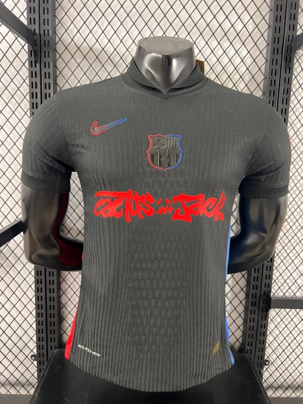 2024/2025 Maillot de Football Extérieur Version Joueur Barcelona x Travis Scott Collab  — main view