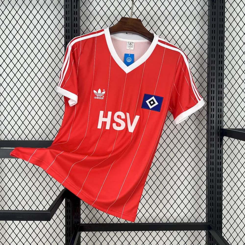 1983-1984 Retro Hamburger SV Camisa de Futebol Visitante  — main view