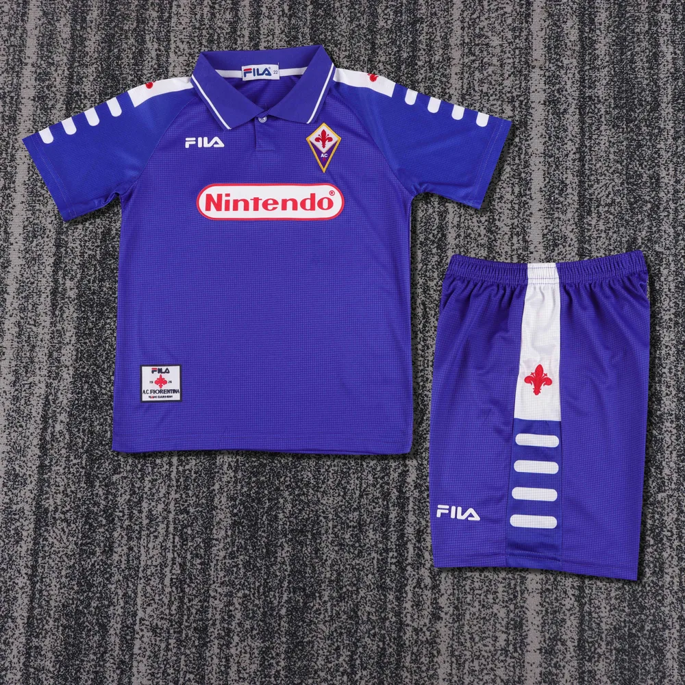 1998-1999 Retro Fiorentina Camiseta de Local  Talla Infantil — main view