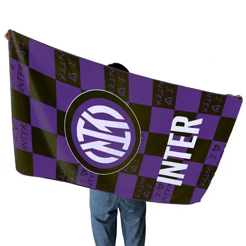 Inter Mailand Fan Fußball-Strandtuch — main view