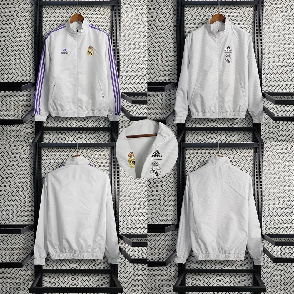 Cortavientos Reversible Blanco de Real Madrid 2023/2024 — main view
