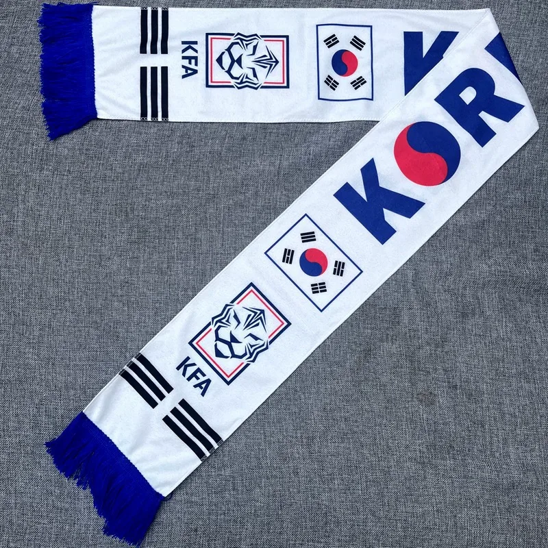 2026 World Cup South Korea Fan Soccer Scarf — main view