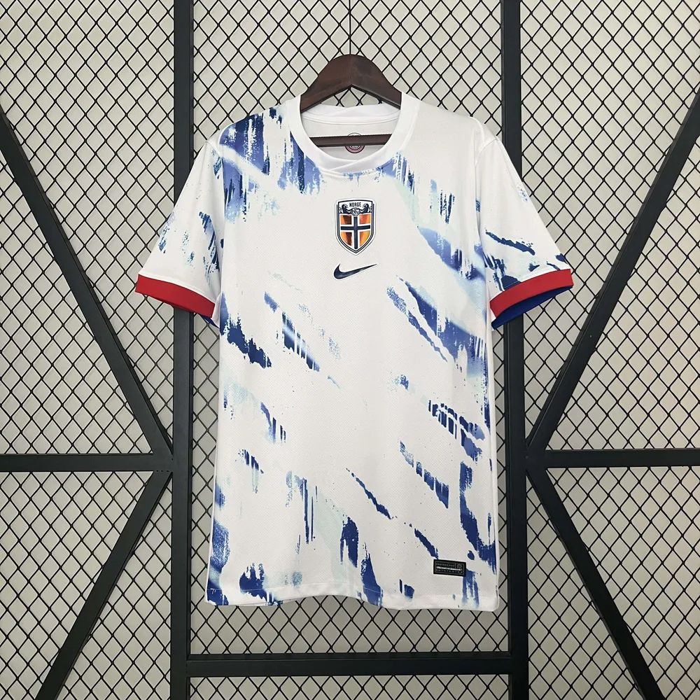 2024 Norwegen Nationalmannschaft Auswärts Fußballtrikot AAA Fan-Qualität — main view