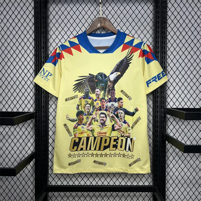 2024/2025 Club América Champions Yellow Commemorative Edition Jersey  — main view