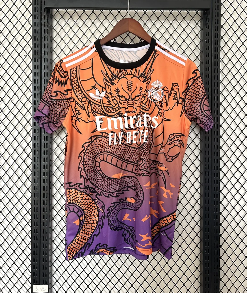 2025/2026 Real Madrid Dragón Naranja Edición Especial Camiseta de Fútbol  — main view