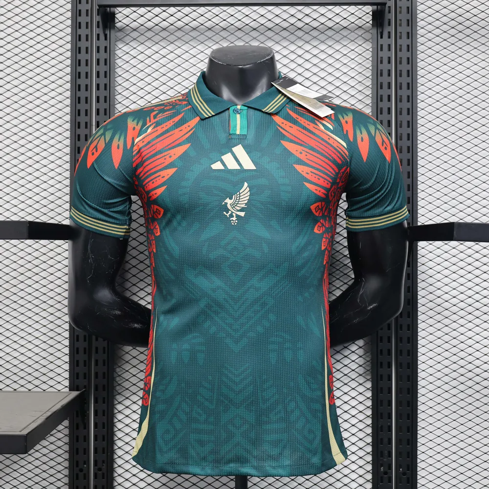 Version joueur Mexique national édition spéciale vert maillot de football AAA qualité fan 2025 — main view