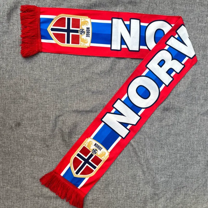 2026 World Cup Norway Fan Soccer Scarf — main view