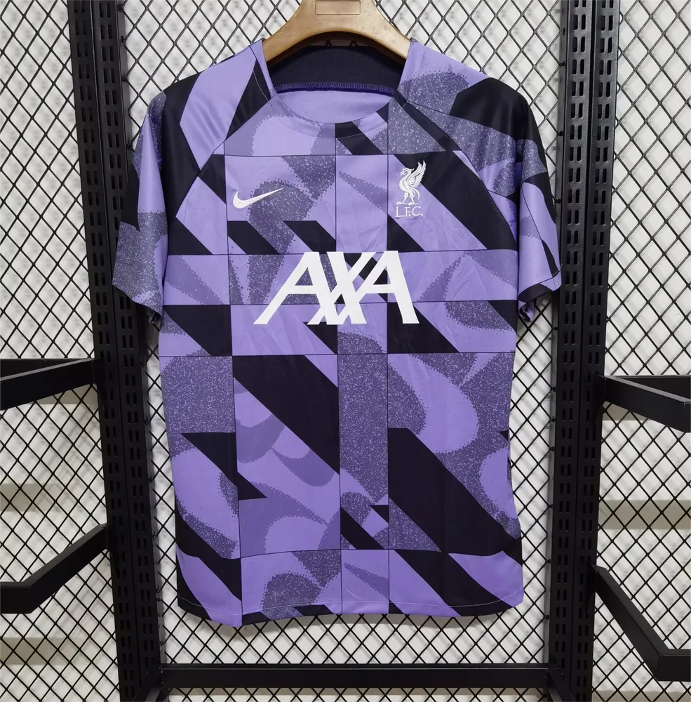2023/2024 Liverpool Training Wear Purple Football Shirt — main view