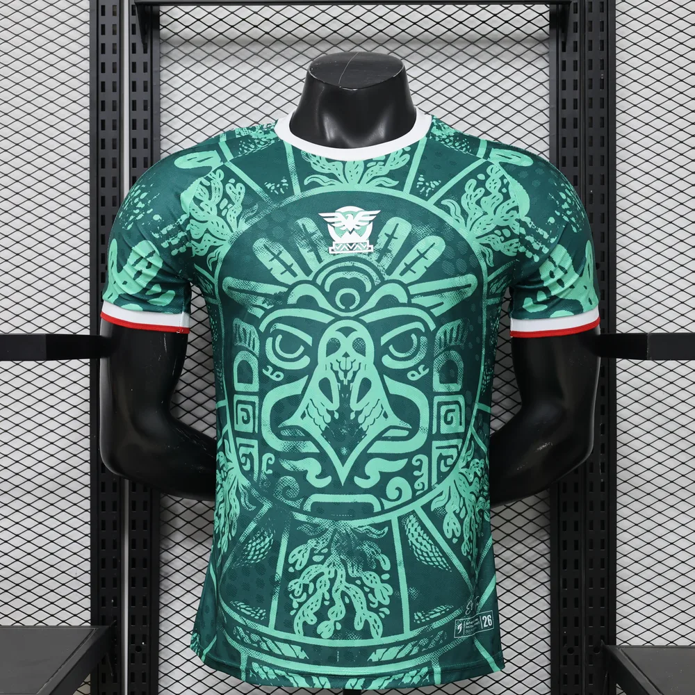 Maillot de football édition spéciale Mexique 2026 Version Joueur AAA qualité fan — main view