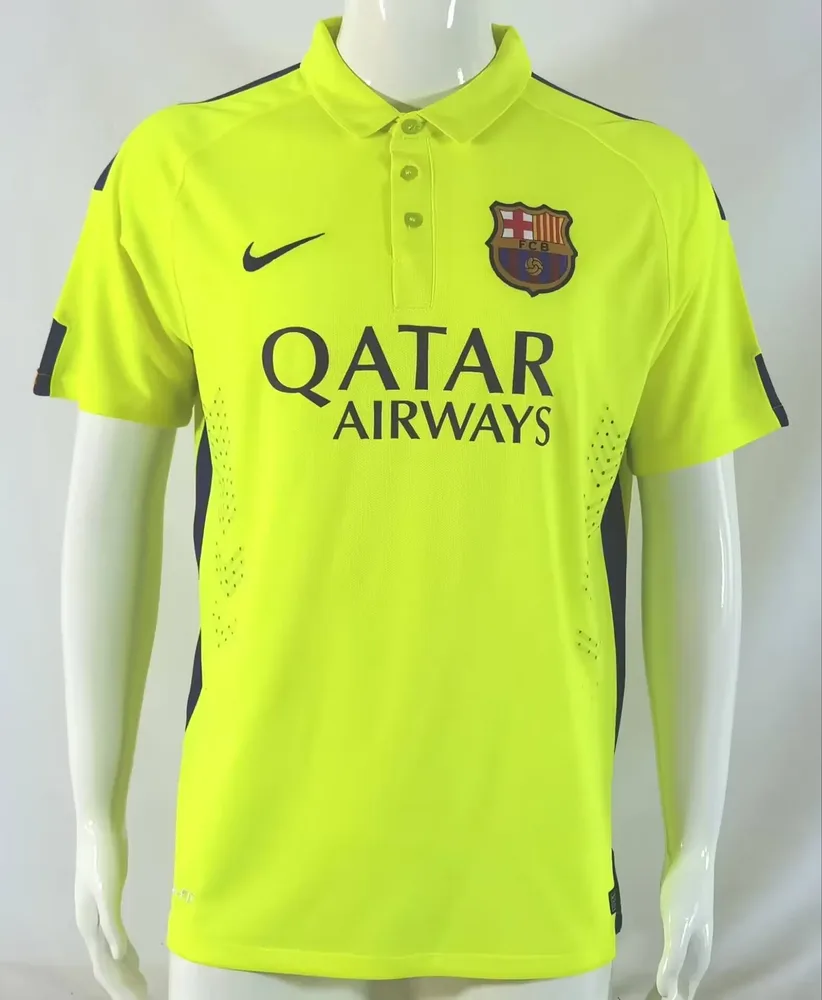 2014/2015 Retro Barcelona Drittauswärts Fußballtrikot  — main view