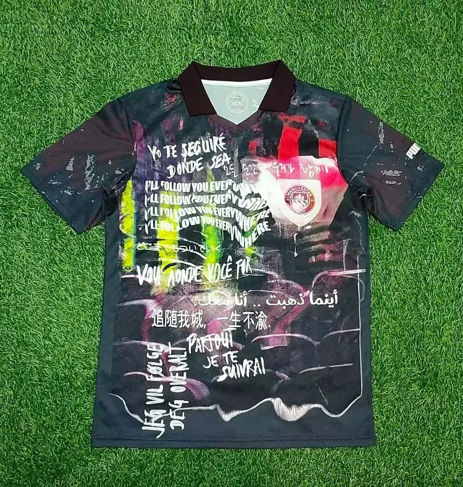 2025/2026 Camiseta Negra Edición Limitada Manchester City Fútbol   — main view