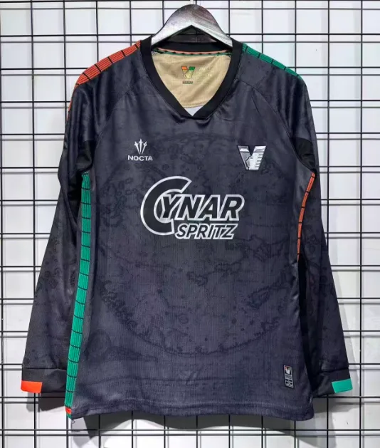 2025/2026 Langarm Venezia Heim Fußballtrikot  — main view
