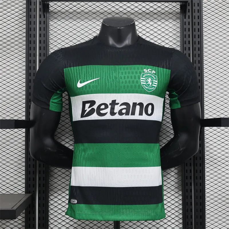 2024/2025 Version Joueur Sporting Lisbon Maillot Domicile  — main view