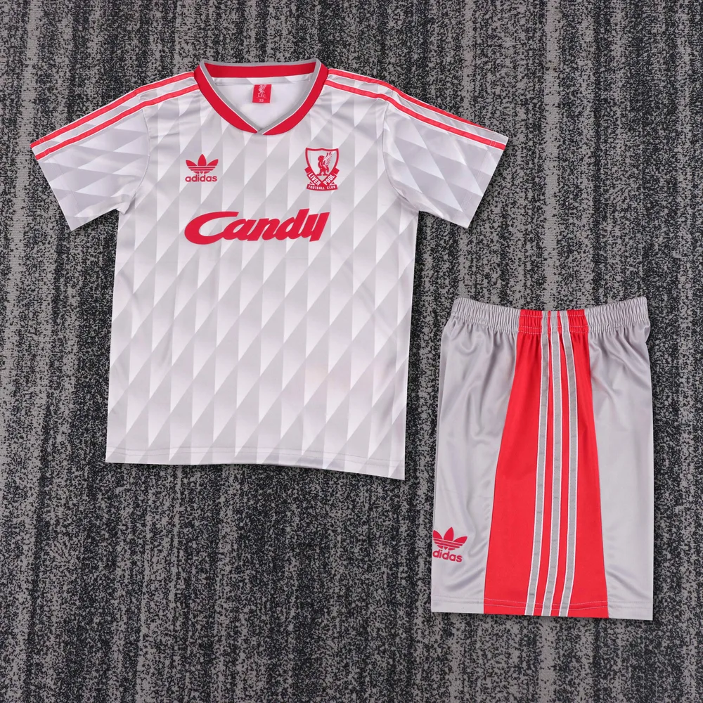 1989-1991 Retro Liverpool Auswärtstrikot  Kindergröße — main view