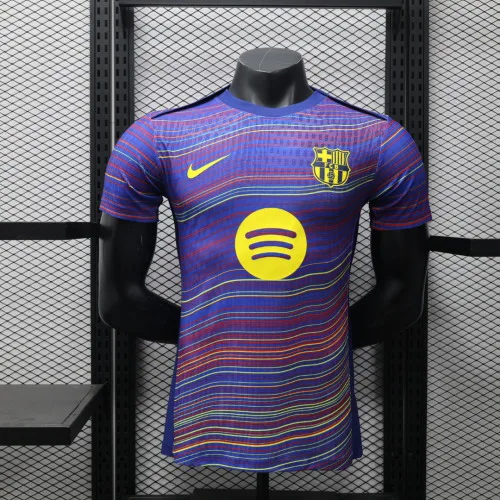 2025/2026 Camiseta de Fútbol Versión Jugador Barcelona Mono de Precompetición  — main view