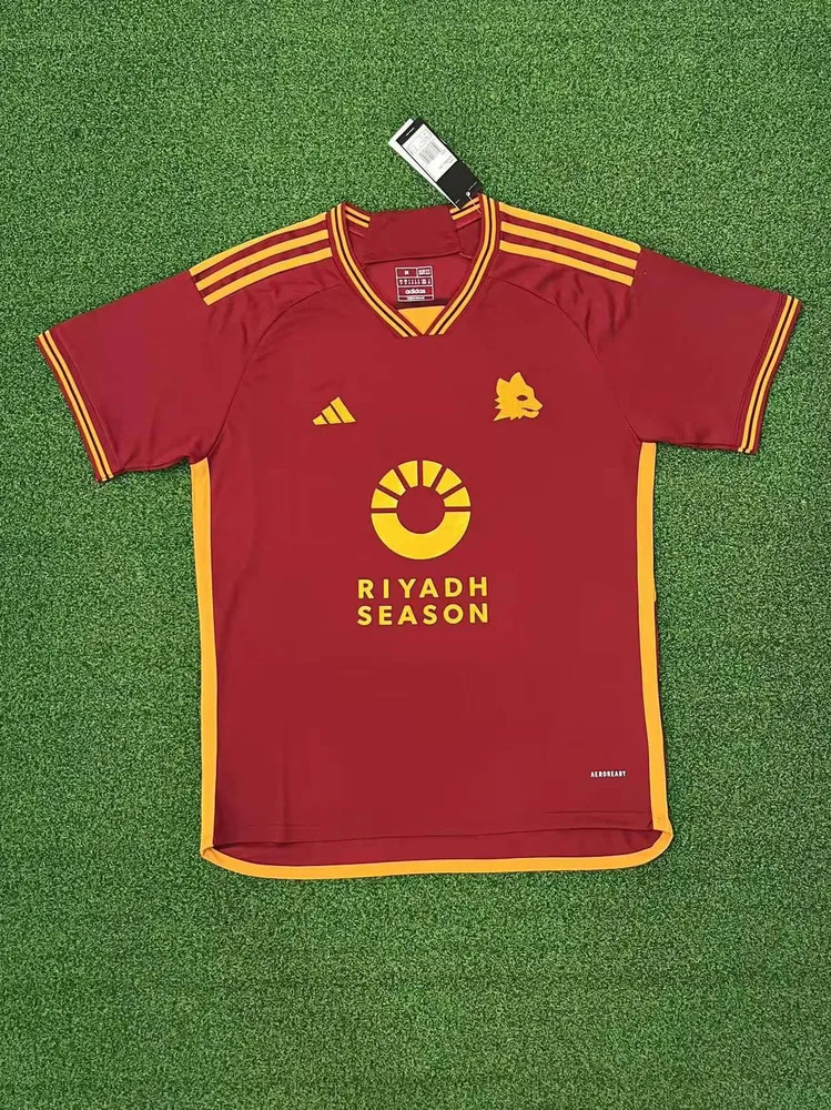 2023/2024 Roma Home Sponsor Edition Soccer Jersey  — main view