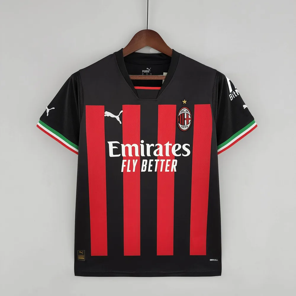 2022/2023 AC Milan Camisa de Futebol Casa  — main view