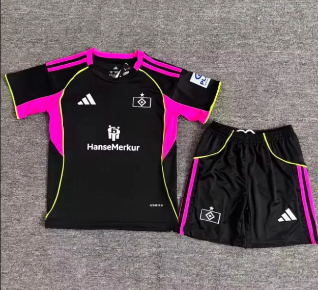 Camiseta de fútbol Tercera Equipación Visitante de Hamburger SV 2025/2026 Calidad Thai Talla Infantil — main view