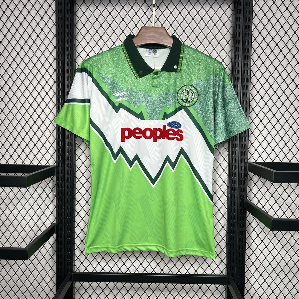 1991/1992 Retro Celtic Home Football Shirt  — main view