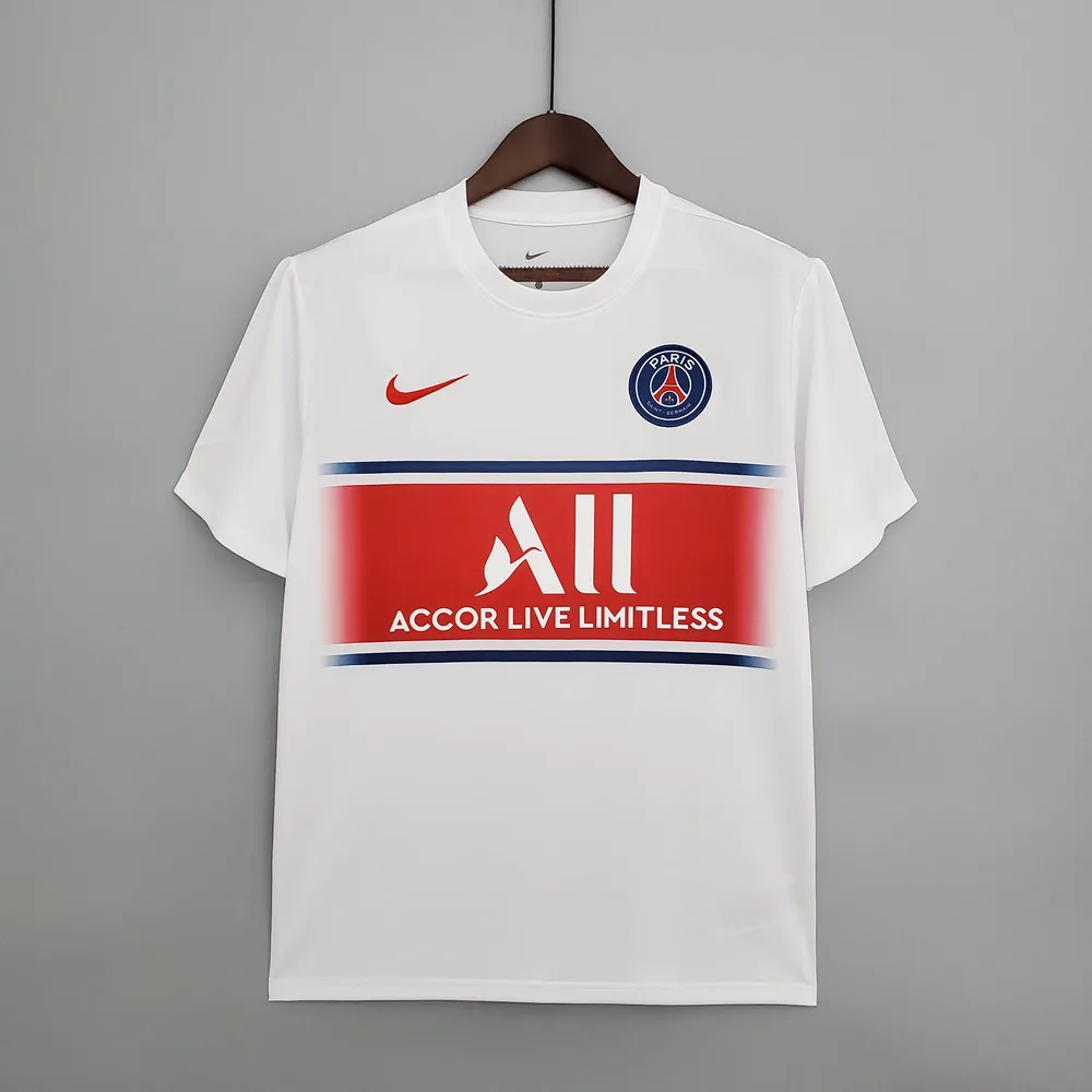 2021/2022 Psg Paris Saint-Germain Trainingskleidung Rot und Weiß — main view