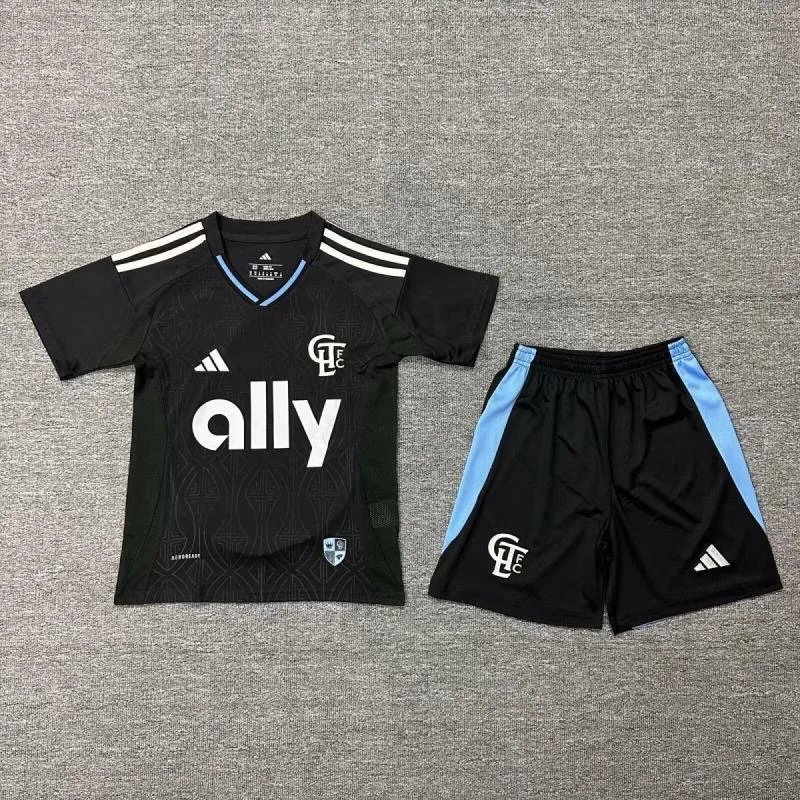 Camisa de Futebol Fora Charlotte Tamanho Infantil 2025-2026  — main view