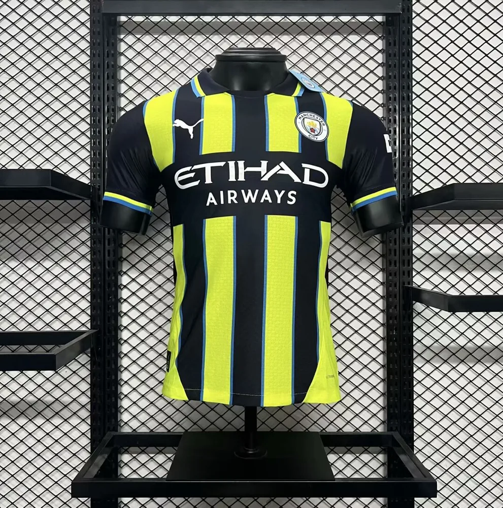 2024/2025 Spielerversion Manchester City Auswärts Fußballtrikot AAA fan-gradät — main view