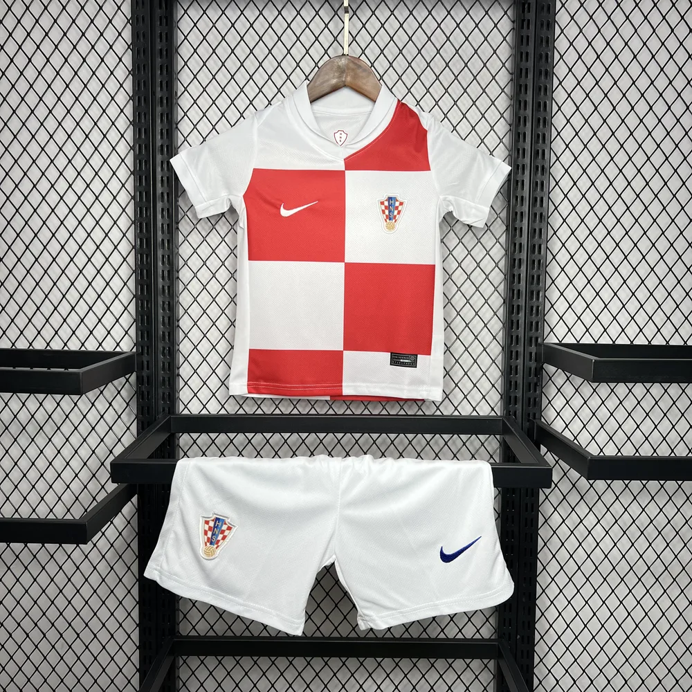 Maillot Domicile Équipe Nationale de Croatie 2024-2025 Taille Enfant  — main view