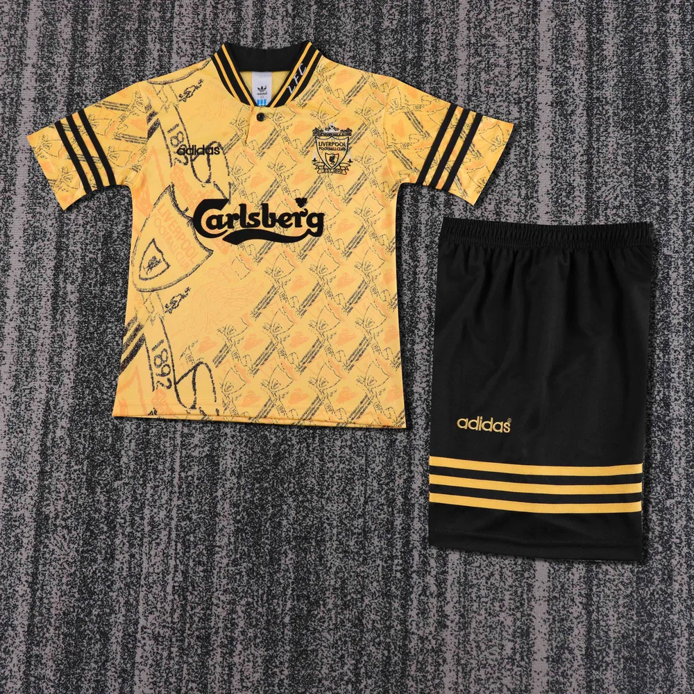 1994-1996 Retro Liverpool Third Away Football Jersey  Kids Size — main view