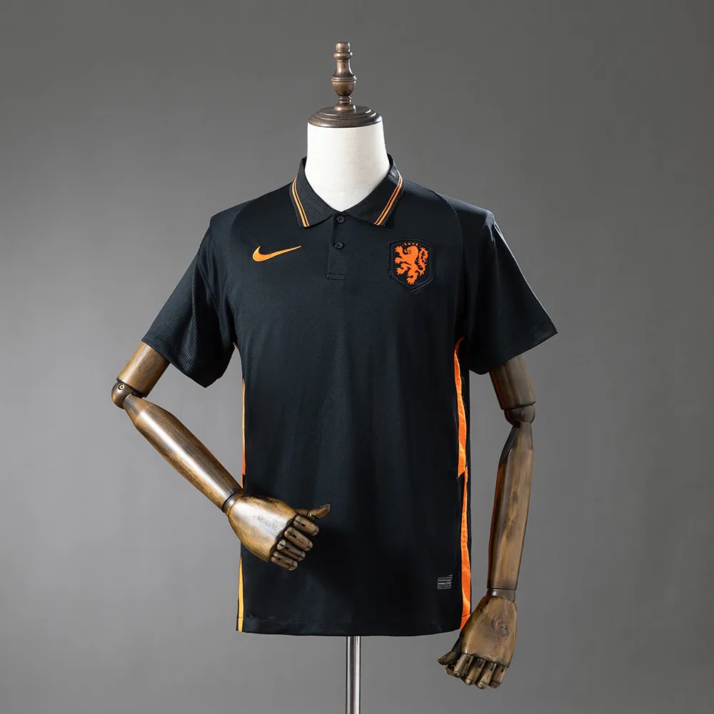2021 Retro Países Bajos Selección Nacional Visitante Camiseta de Fútbol AAA calidad aficionado — main view
