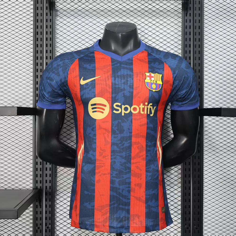 2025/2026 Barcelona Spielerversion Sonderausgabe 19 Fußballtrikot  — main view