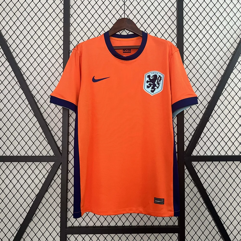 Camisa de Futebol Países Baixos Nacional Casa 2024 AAA qualidade fã — main view