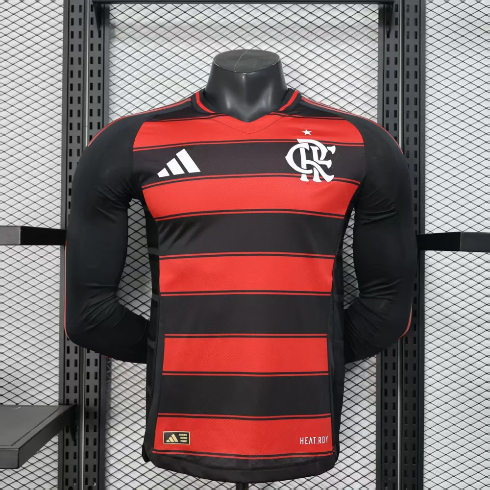 2025/2026 Manches Longues Version Joueur Flamengo Maillot Domicile  — main view