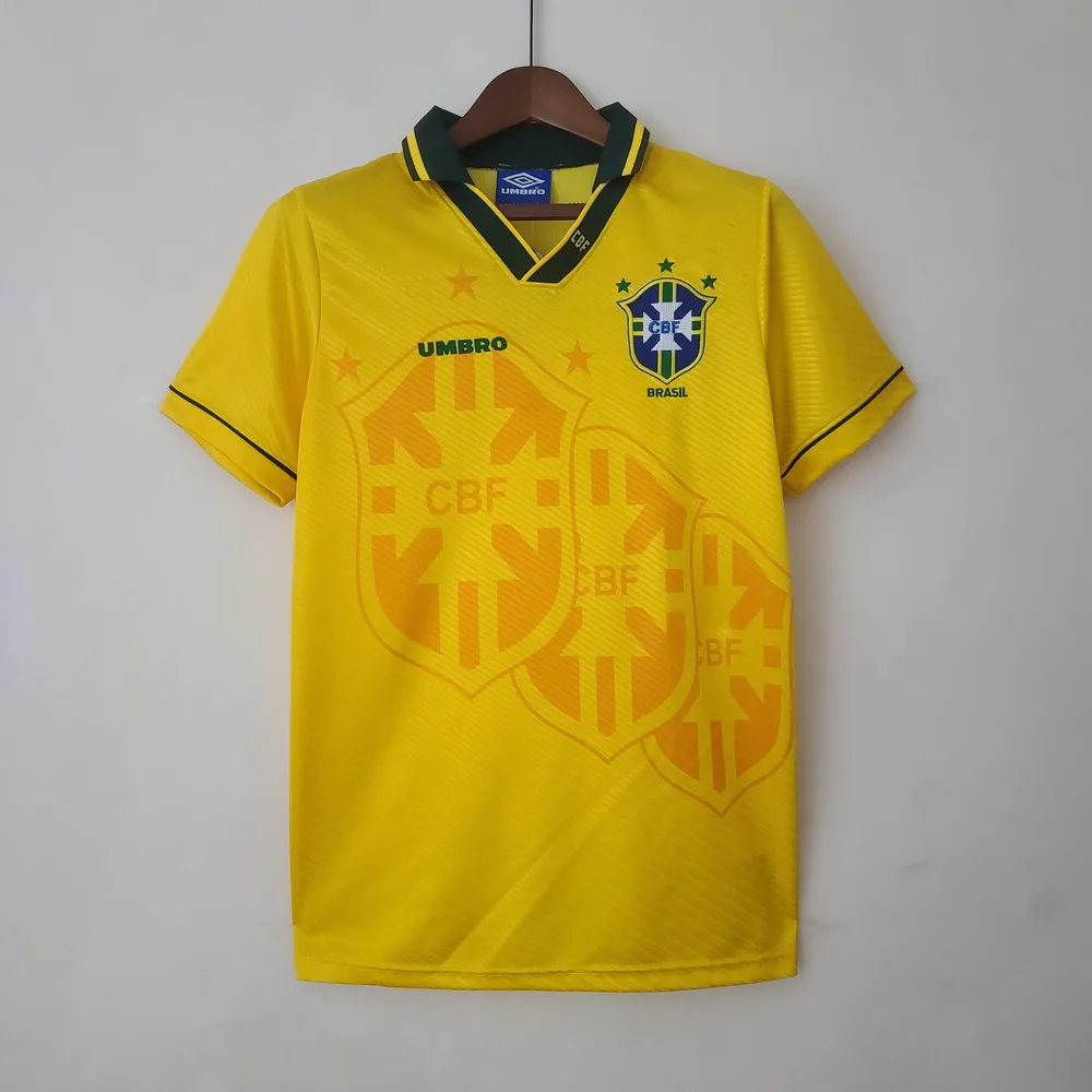 Camisa de Futebol Brasil Casa Retro 1994 — main view