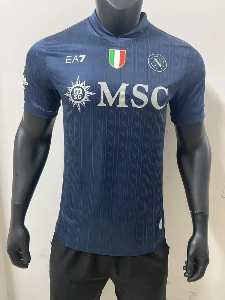 2025/2026 Versión Jugador Camiseta de Fútbol Local Champions League Napoli  — main view