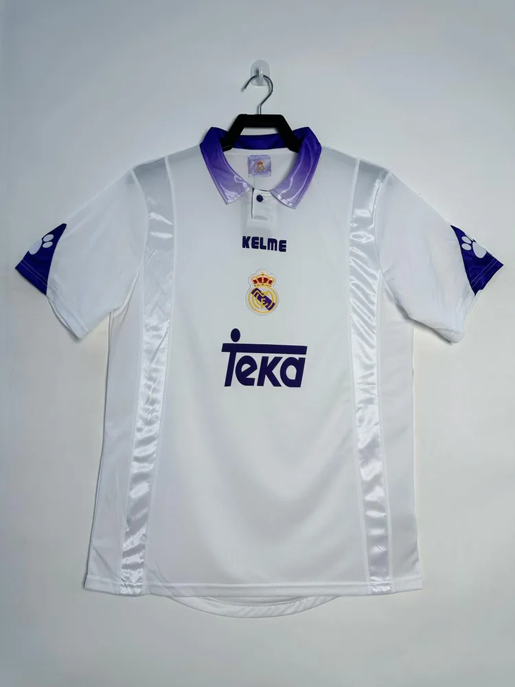 1997/1998 Retro Real Madrid Home Soccer Jersey  — main view