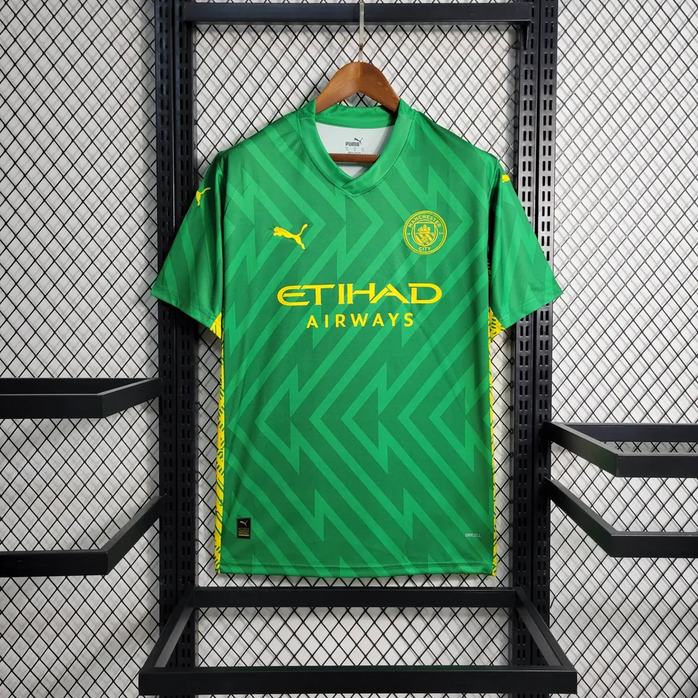 Camiseta de Fútbol Verde del Portero Manchester City 2023/2024  — main view