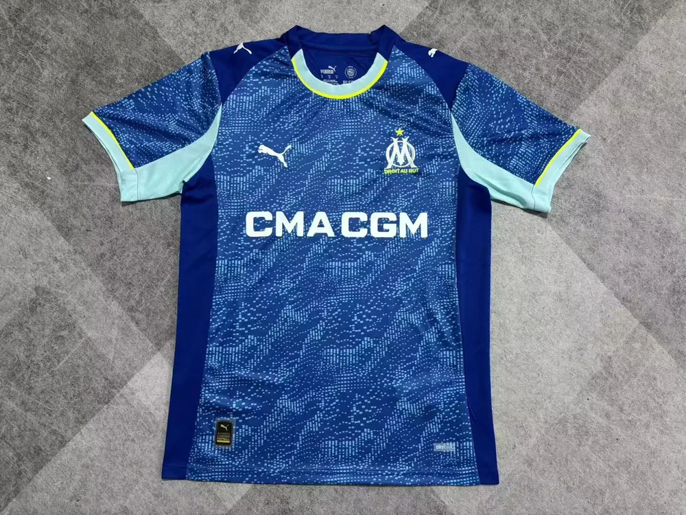2025/2026 Olympique de Marseille Drittauswärts Fußballtrikot  — main view