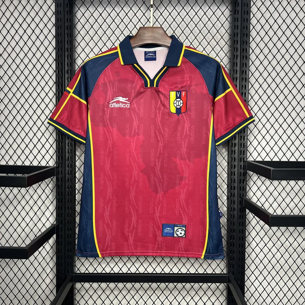 Maillot de football rétro domicile Venezuela 2000 lande — main view