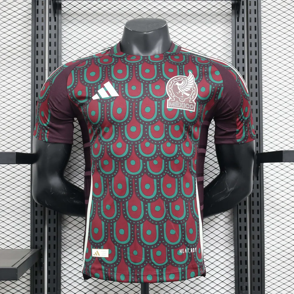 Camiseta de Fútbol 2024 Versión Jugador México Nacional Local AAA calidad fan — main view