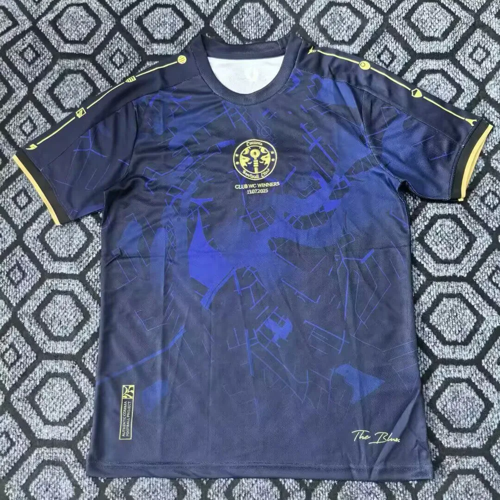 2025/2026 Chelsea Édition Champion Bleu Maillot de Football  — main view