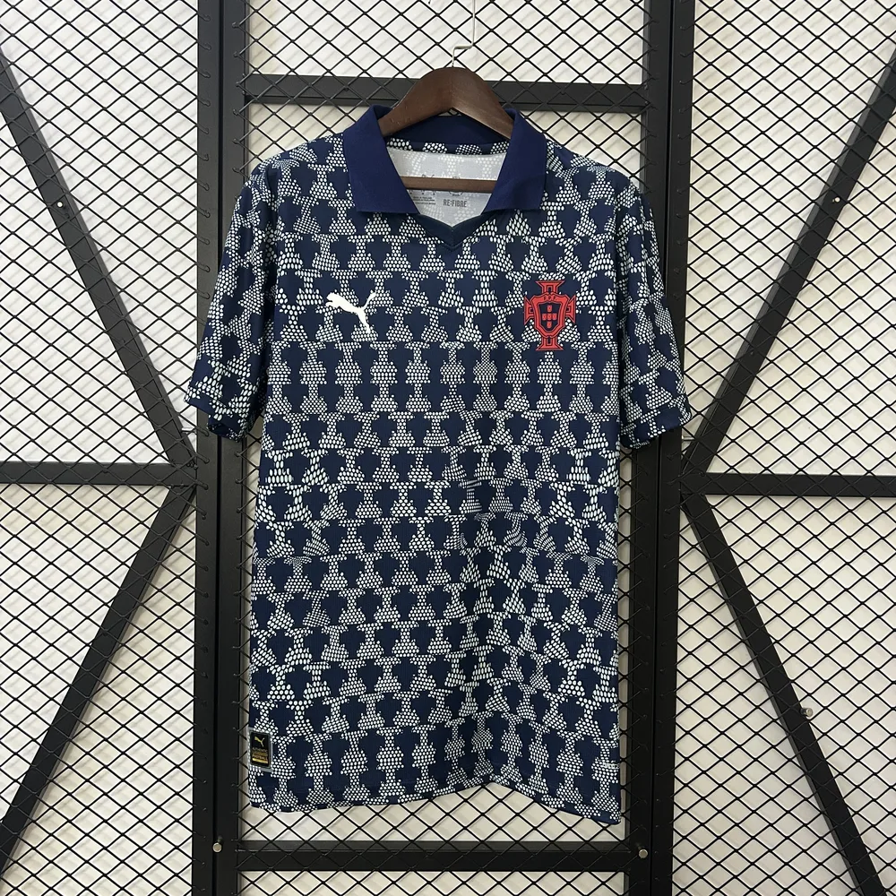 2025 Portugal Camiseta de Entrenamiento Verde AAA Grado Fan — main view